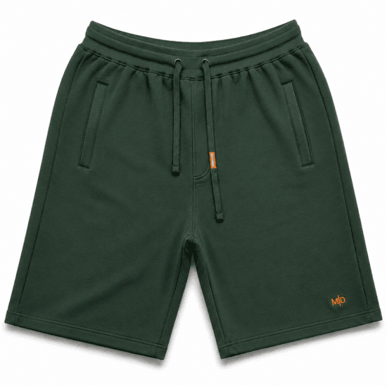 Motley Denim Paris Sweatshorts Racing Green - Joggingbroeken & shorts - Joggingbroeken & Shorts Heren Grote Maten