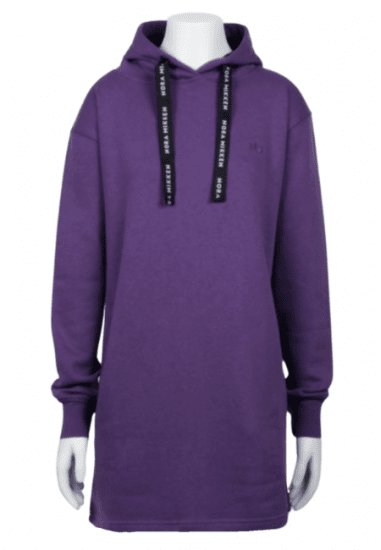 Nora Mikken KRISTINA Long Hoodie Purple - Sweaters & hoodies - 