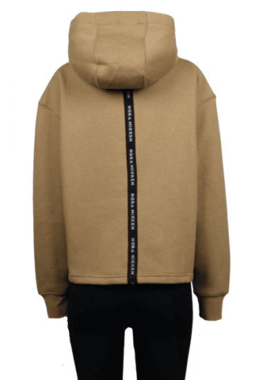 Nora Mikken GERTRUD Cropped Hoodie Camel - DAMESKLEDING XS-XXL - 