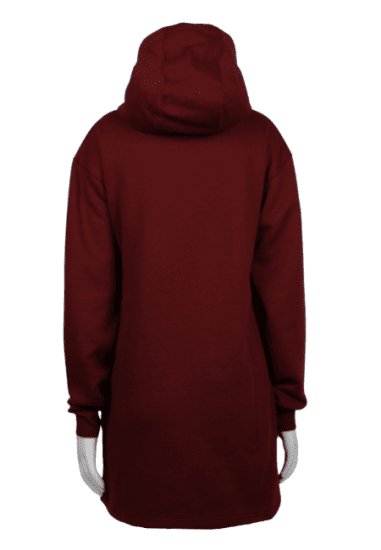Nora Mikken KRISTINA Long Hoodie Burgundy - Sweaters & hoodies - 