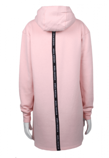 Nora Mikken KADRI WHITE Long Hoodie Pink - DAMESKLEDING XS-XXL - 