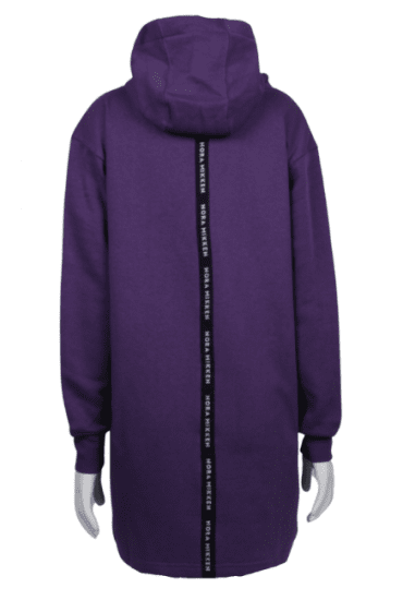 Nora Mikken KADRI WHITE Long Hoodie Purple - Sweaters & hoodies - 