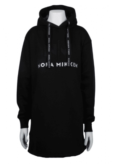 Nora Mikken KADRI Long Hoodie Black - Sweaters & hoodies - 