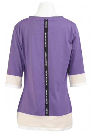 Nora Mikken ANNELI T-Shirt Purple - T-shirts - 