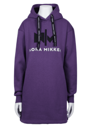 Nora Mikken KADRI Long Hoodie Purple - Sweaters & hoodies - 