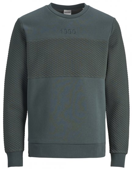 Jack & Jones JCOVETTEL Sweatshirt Spruce - Sweaters & Hoodies - Sweaters & Hoodies Grote Maten Heren