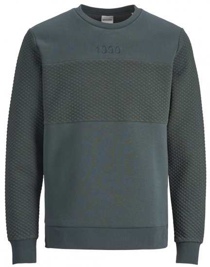 Jack & Jones JCOVETTEL Sweatshirt Spruce - Sweaters & hoodies - Sweaters & Hoodies Grote Maten Heren