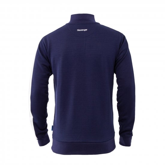 Slazenger Vince Track Jacket Navy - Sweaters & hoodies - Sweaters & Hoodies Grote Maten Heren