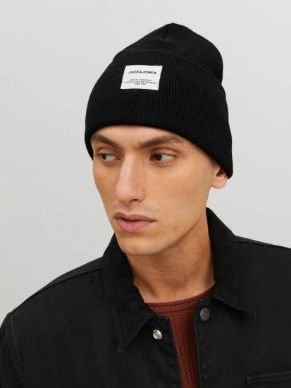 Jack & Jones Long Knit Muts Zwart - Mutsen - 